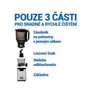 Tesla SlowJuicer SJ770XXL Deluxe - šnekový odšťavňovač - 6