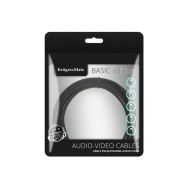 Krüger&Matz KM1218 jack 3,5mm-2xCINCH 1m kabel - 2