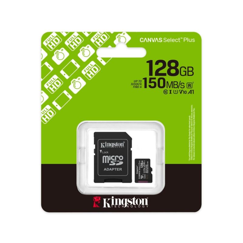 Kingston MicroSDXC 128GB CL10 SDCS3/128GB - 1