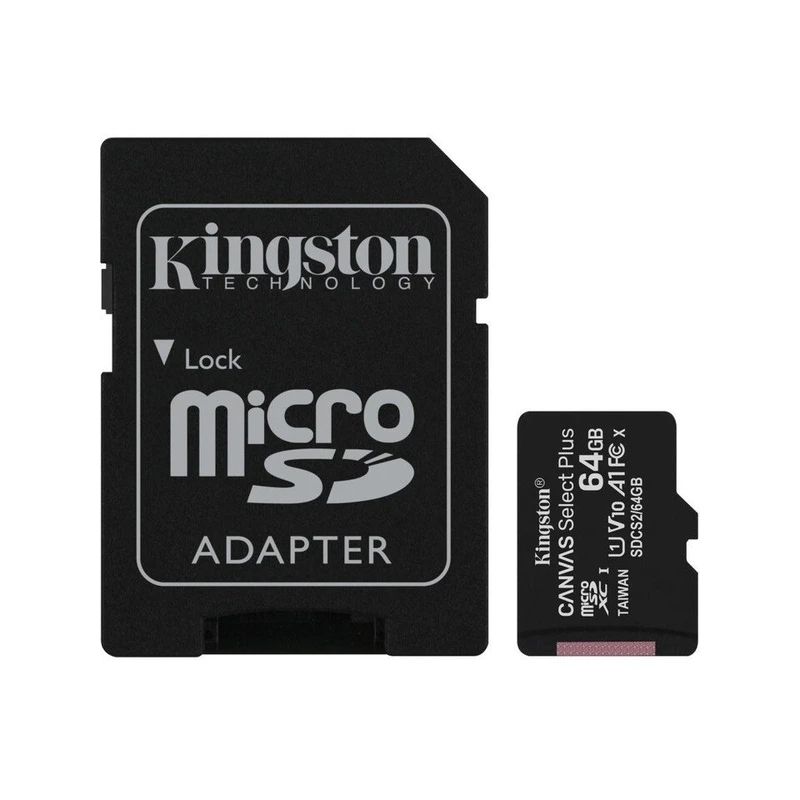 Kingston MicroSDXC 64GB CL10 SDCS2/64GB - 1