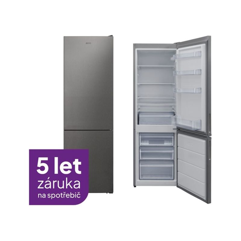 ECG ERB 21711 XE - chladnička mrazák dole - 1