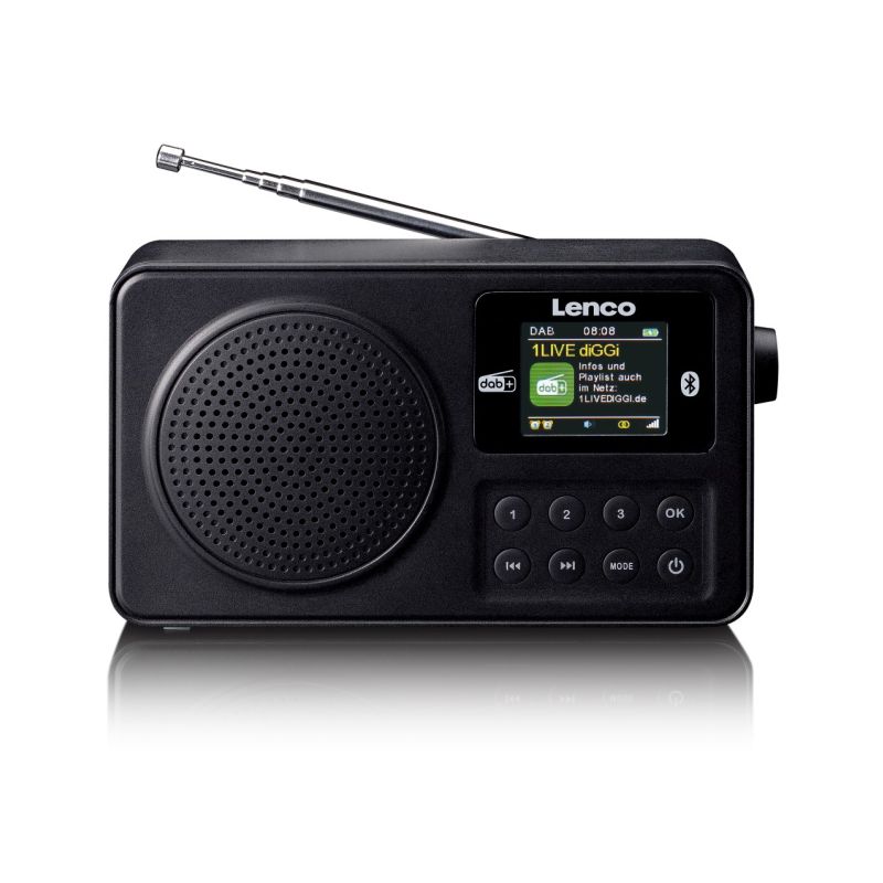 Lenco PDR-033BK - DAB+/FM rádio,bluetooth - 1