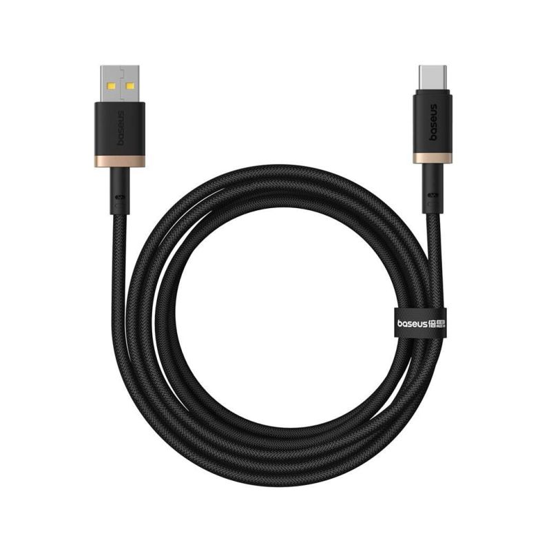 Baseus Dura USB-A/USB-C 2m 60W černo/zlatý - 1