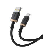 Baseus Dura USB-A/USB-C 2m 60W černo/zlatý - 3