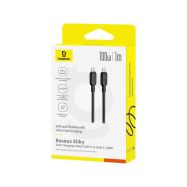 Baseus Silky USB-C/USB-C 1m 100W černý rychlonabíjecí kabel - 5