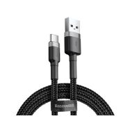 Baseus Cafule USB-A/USB-C 1m 3A šedo-černý - 1