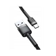 Baseus Cafule USB-A/USB-C 1m 3A šedo-černý - 3