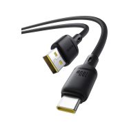 Baseus Silky USB-A/USB-C 1.2m 100W černý rychlonabíjecí kabel - 3