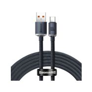 Baseus Cristal Shine USB-A/USB-C 1,2m 100W černý - 1