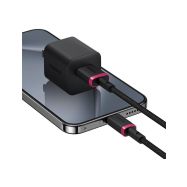 Baseus Dura USB-A/USB-C 1m 60W černo/červený - 4