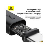 Baseus Dura USB-A/USB-C 1m 60W černo/červený - 9