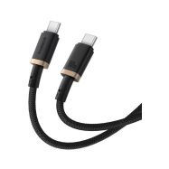 Baseus Dura USB-C/USB-C 2m 100W černo/zlatý rychlonabíjecí kabel - 3