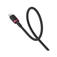 Baseus Dura USB-C/USB-C 2m 100W černo/červený rychlonabíjecí kabel - 3