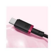 Baseus Dura USB-C/USB-C 2m 100W černo/červený rychlonabíjecí kabel - 8