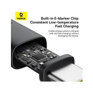 Baseus Dura USB-C/USB-C 2m 100W černo/červený rychlonabíjecí kabel - 11