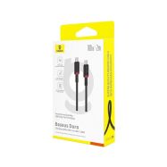 Baseus Dura USB-C/USB-C 2m 100W černo/červený rychlonabíjecí kabel - 14