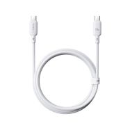 Baseus Silky USB-C/USB-C 1m 100W bílý rychlonabíjecí kabel - 1