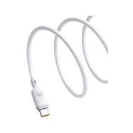 Baseus Silky USB-C/USB-C 1m 100W bílý rychlonabíjecí kabel - 2