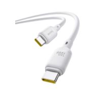 Baseus Silky USB-C/USB-C 1m 100W bílý rychlonabíjecí kabel - 3