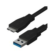 Yenkee YCU 011 BK USB A 3.0/Micro B 1,5 kabel - 1