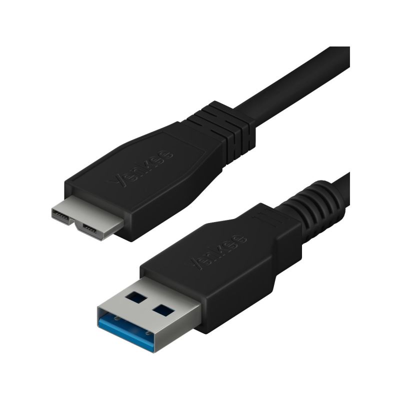Yenkee YCU 011 BK USB A 3.0/Micro B 1,5 kabel - 1