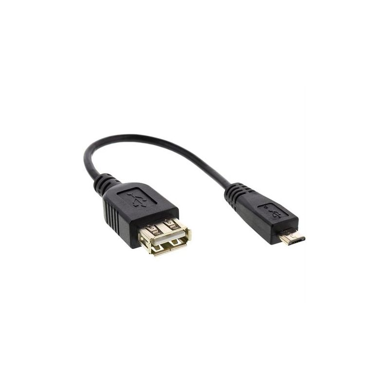 Sencor SCO 513-001 USB A/F-Micro B/M,OTG 15cm - 1