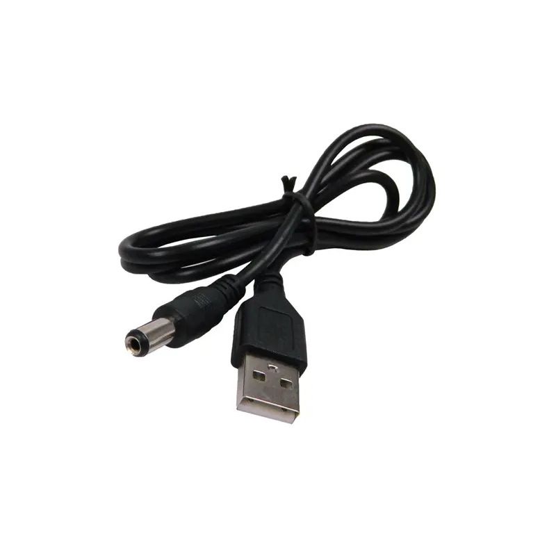 Kabel USB-A/napájecí konektor 5.5x2.5mm 0.8m - 1