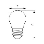 Philips 40W/2700K/4,3W E27 - LED žárovka Filament - 2