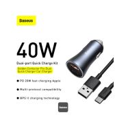Baseus TZCCJD-0G 40W USB-A USB-C kabel USB-C - nabíječka do auta - 3