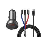 Baseus PB2259Z-P0A2 24W 4,8A 2xUSB kabel 3v1 (microUSB/USB-C/lightning - 1