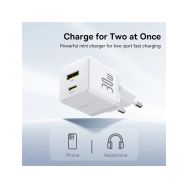 Baseus P1011160A213-00 Palm 30W 1xUSB,1xUSB-C - rychlonabíječka - 2