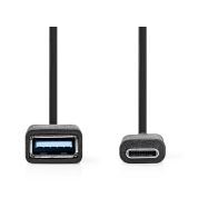 Nedis CCGT61710BK02 kabel USB-C.vidlicel/USB-A.zásuvka - 2