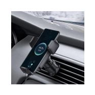 Baseus CGZX000001 - držák do auta s bezdrátovým nabíjením do ventilační mřížky černý - 11