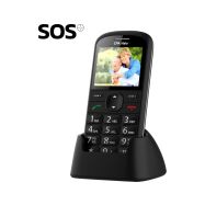 CPA Halo 21 černý mobilní telefon s nabíjecím stojánkem - 1