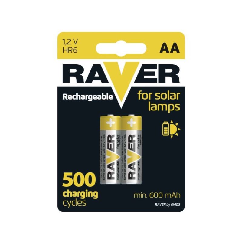 Raver B7426 HR06 600mAh NiMH B2 - akumulátor 2ks set - 1