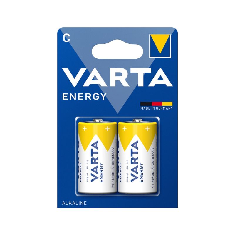 Varta R14 Energy typ C 1,5V-alkalické baterie 2ks blistr - 1