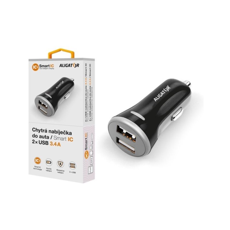 Aligator CHS0005 2xUSB 3,4A - nabíječka USB - 1