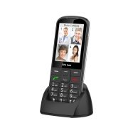 CPA Halo 28 senior černý mobilní telefon s nabíjecím stojánkem - 3