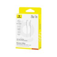 Baseus Silky USB-A/Lightning 1m 20W bílý kabel - 5