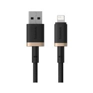 Baseus Dura USB-A/Lightning 1m 2,4A černo zlatý kabel - 1