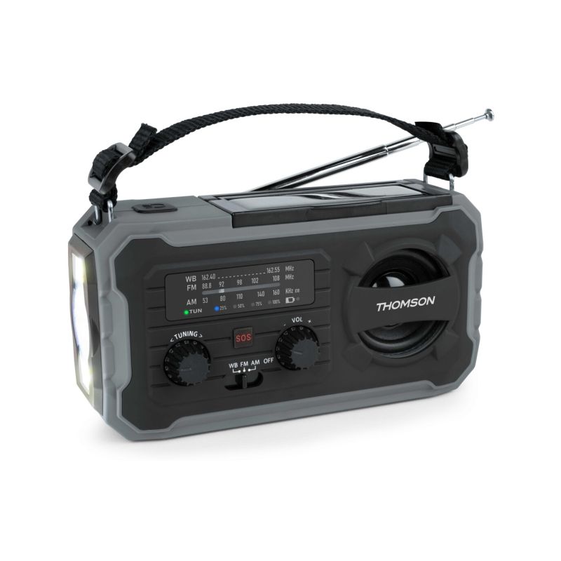 Thomson RT280G - multifunkční FM/AM rádio+power banka 8000mAh,svítilna - 1