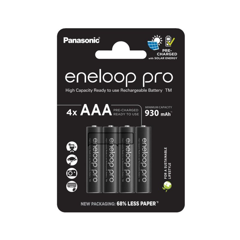 Panasonic Eneloop Pro BK-4HCDE/4CP 930mAh - 1