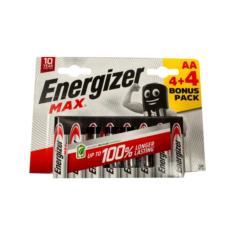 Energizer AA-LR6 1,5V UPN-184615 4+4 zdarma alkalické baterie - 1