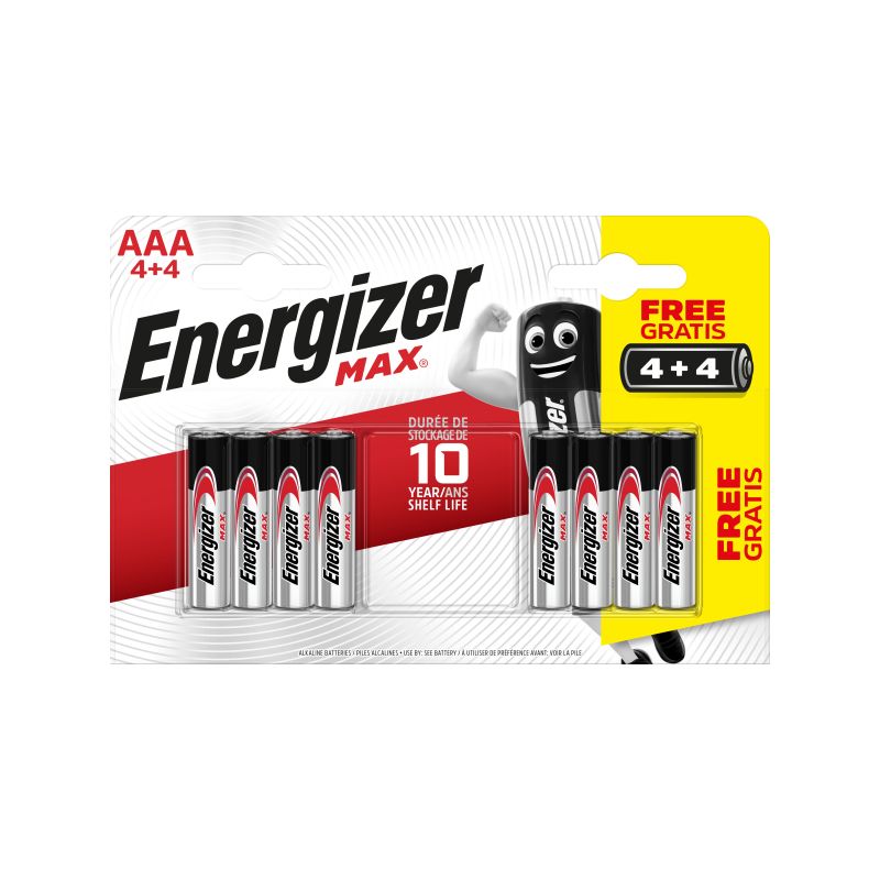 Energizer AAA-LR03 1,5V UPN-183469 4+4 zdarma alkalické baterie - 1