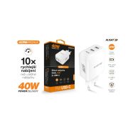 Aligator CHPD0023 - rychlonabíječka 40W 2xUSB-C - 4