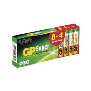 GP B1310T2 Super LR03 8+4DB - alkalické baterie - 1