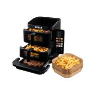 Tesla AirCook TrioZone Q636 XXL - multifunkční třízónová digitální horkovzdušná fritéza - 6