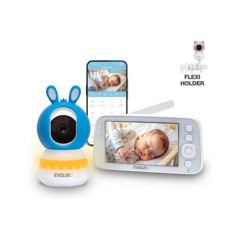 EVOLVEO Baby Monitor N5 modrá - 1