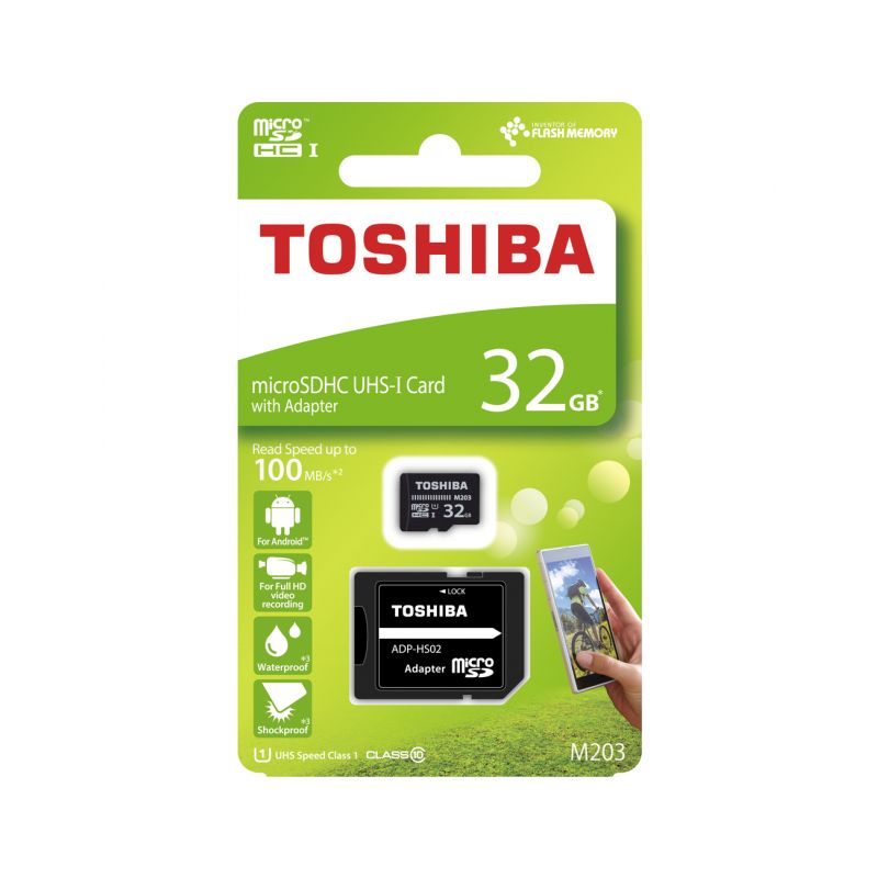 Toshiba microSDHC 32GB CL10 UHS1 + adaptér - 1