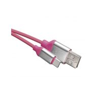 Emos SM7025P USB 2.0 A/M-C/M 1M RŮŽOVÁ - 1